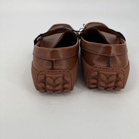 Unlisted by Kenneth Cole Owen Belt Driver Loafer Size 11M Cognac Brown Slip On - Picture 4 of 12